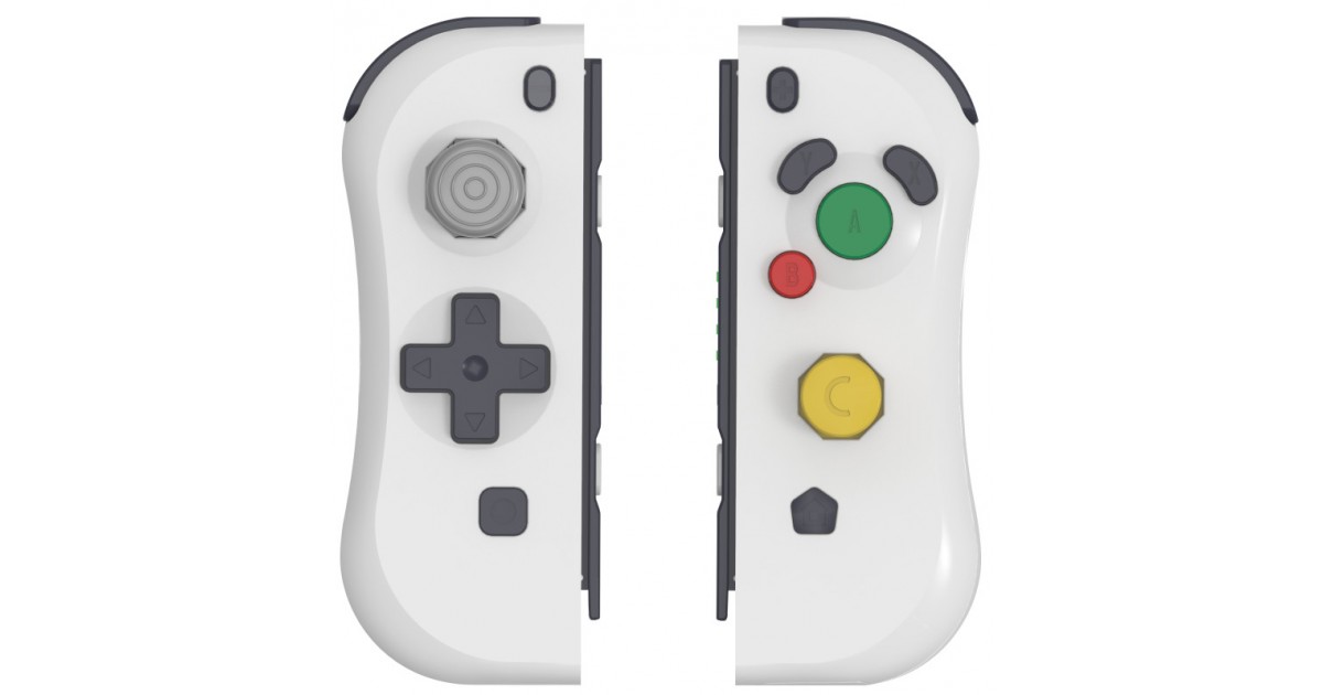 Under Control Nintendo Switch ii-con controller - Nintendo GameCube Stijl - Wit