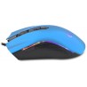 Rampage SMX-R44 macro RGB gaming muis - 6400 DPI - Blauw