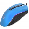 Rampage SMX-R44 macro RGB gaming muis - 6400 DPI - Blauw