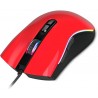 Rampage SMX-R44 macro RGB gaming muis - 6400 DPI - Rood