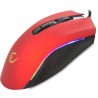 Rampage SMX-R44 macro RGB gaming muis - 6400 DPI - Rood