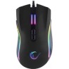 Rampage SMX-R44 macro RGB gaming muis - 6400 DPI - Zwart