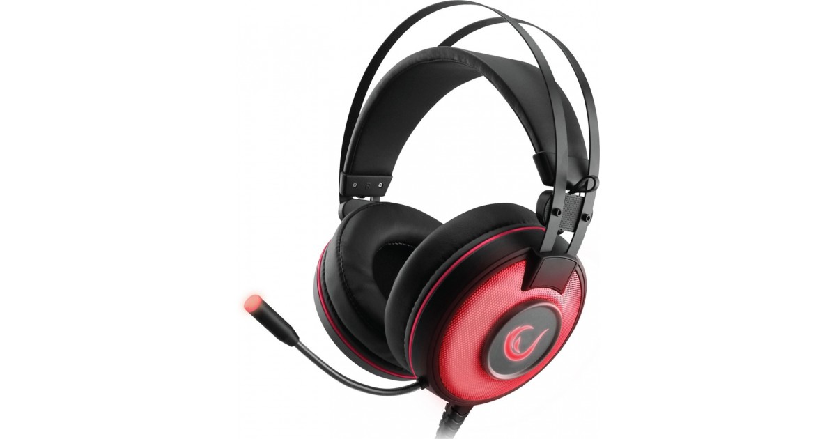 Rampage Gaming Headset ALPHA-X - Dolby 7.1 Surround Sound - PC-PS4-XBOX One - SN-RW66-rood