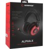 Rampage Gaming Headset ALPHA-X - Dolby 7.1 Surround Sound - PC-PS4-XBOX One - SN-RW66-rood