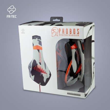 Phobos Winter Warrior gaming headset - Multiformat (PS4/PC/Switch) - HD stereogeluid - 3.5 mm jack