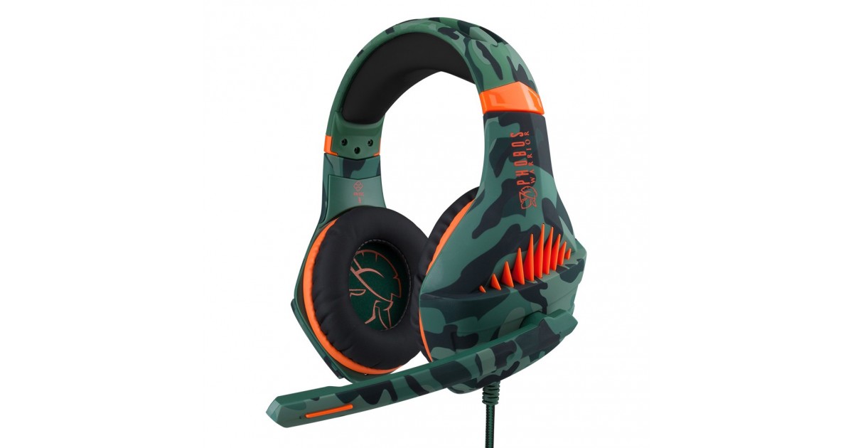 Phobos Warrior gaming headset - Multiformat (PS4/PC/XBOX/Switch) - HD stereogeluid - 3.5 mm jack