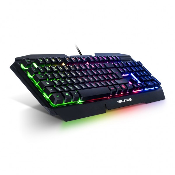 Spirit of Gamer - RGB Gaming Toetsenbord Pro K-5 - Qwerty US-Layout