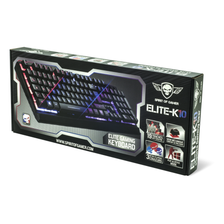 Spirit of Gamer - Gaming Toetsenbord Elite K-10 - Qwerty - Membraan