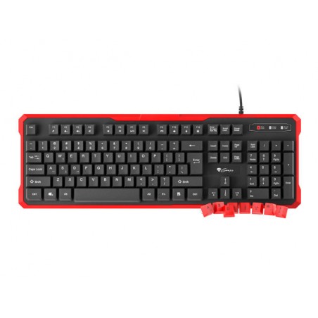 Genesis Rhod 110 - Gaming Toetsenbord - Met rode toetsen - US Layout