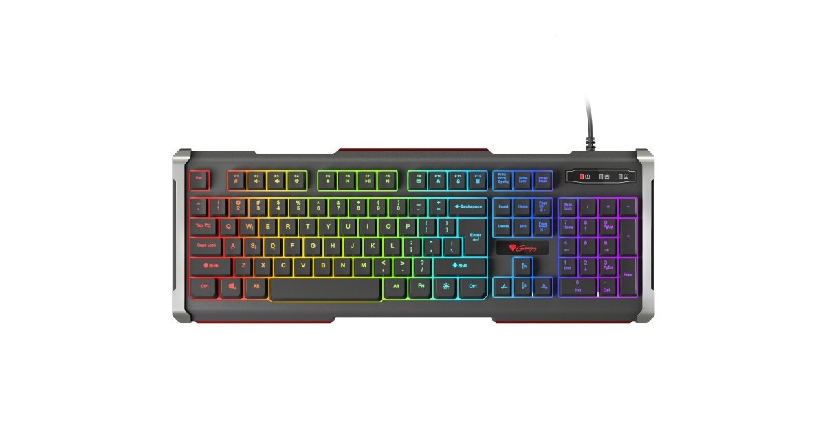 Genesis - Rhod 400 RGB US layout gaming toetsenbord - met RGB verlichting