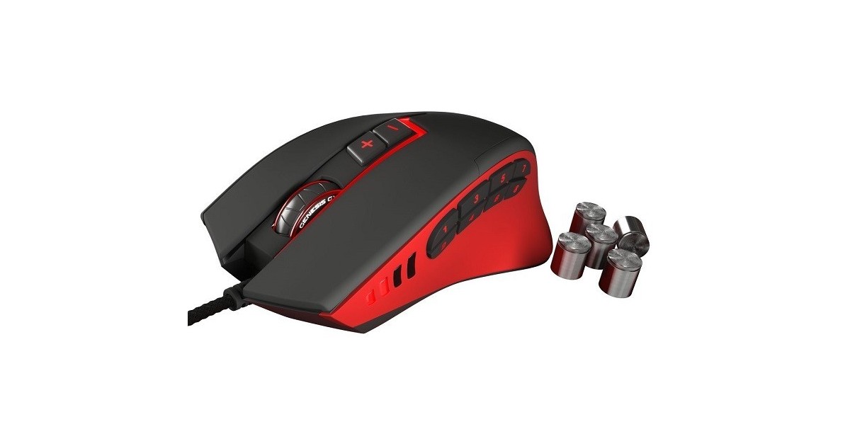 Genesis PC Gaming Muis GX85 - MMO - Laser