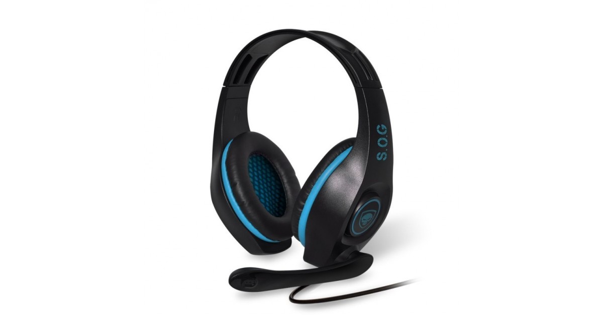 Spirit of Gamer - Pro-H5 Multiformat Gaming Headset voor PC Xboxone en PS4 - Blauw