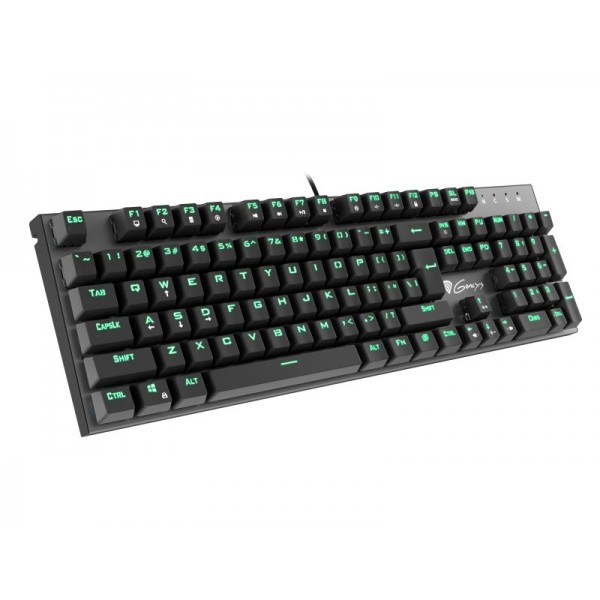 Genesis Thor 300 - Mechanisch Gaming toetsenbord - Met groene verlichting, blue switches Genesis Thor 300 - Mechanisch Gaming toetsenbord - Met groene verlichting, blue switches
