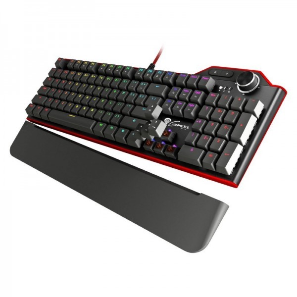 Genesis RX85 mechanisch gaming toetsenbord, met bruine kailh-toetsen en RGB verlichting Genesis RX85 mechanisch gaming toetsenbord, met bruine kailh-toetsen en RGB verlichting