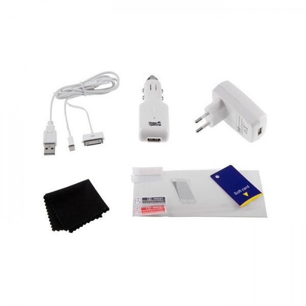 Under Control Accessoirekit voor iPhone 4/5 wit Under Control Accessoirekit voor iPhone 4/5 wit