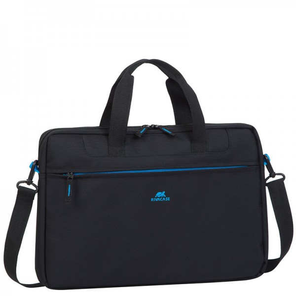 RivaCase Laptop Schoudertas - 15.6 Inch - Zwart RivaCase Laptop Schoudertas - 15.6 Inch - Zwart
