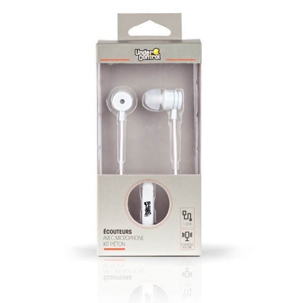 Under control in-ear koptelefoon, wit Under control in-ear koptelefoon, wit