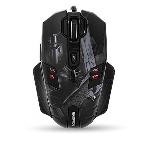 Rampage Gaming Muis GX-Core8 - Pistool Opdruk - 4000 DPI