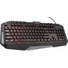 Rampage Gaming Toetsenbord - KB-RX7 Alpor - achtergrond verlichting- US Layout - zwart-rood