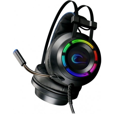 Rampage RM-19 FORTE RGB USB 7,1 - Surround sound Headset met microfoon en LED