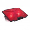 Spirit of Gamer - Laptop Cooling pad - Koeler Blade 100 - tot 15,6 inch - Rood