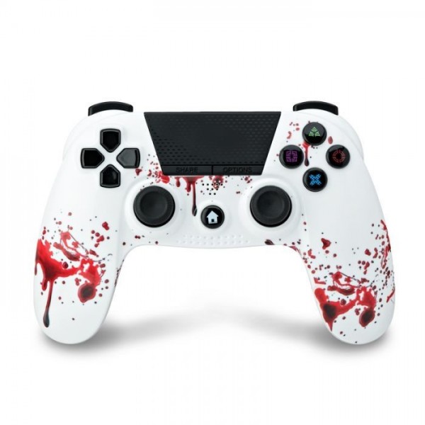 Under Control- PS4 bluetooth controller met koptelefoon aansluiting - zombie