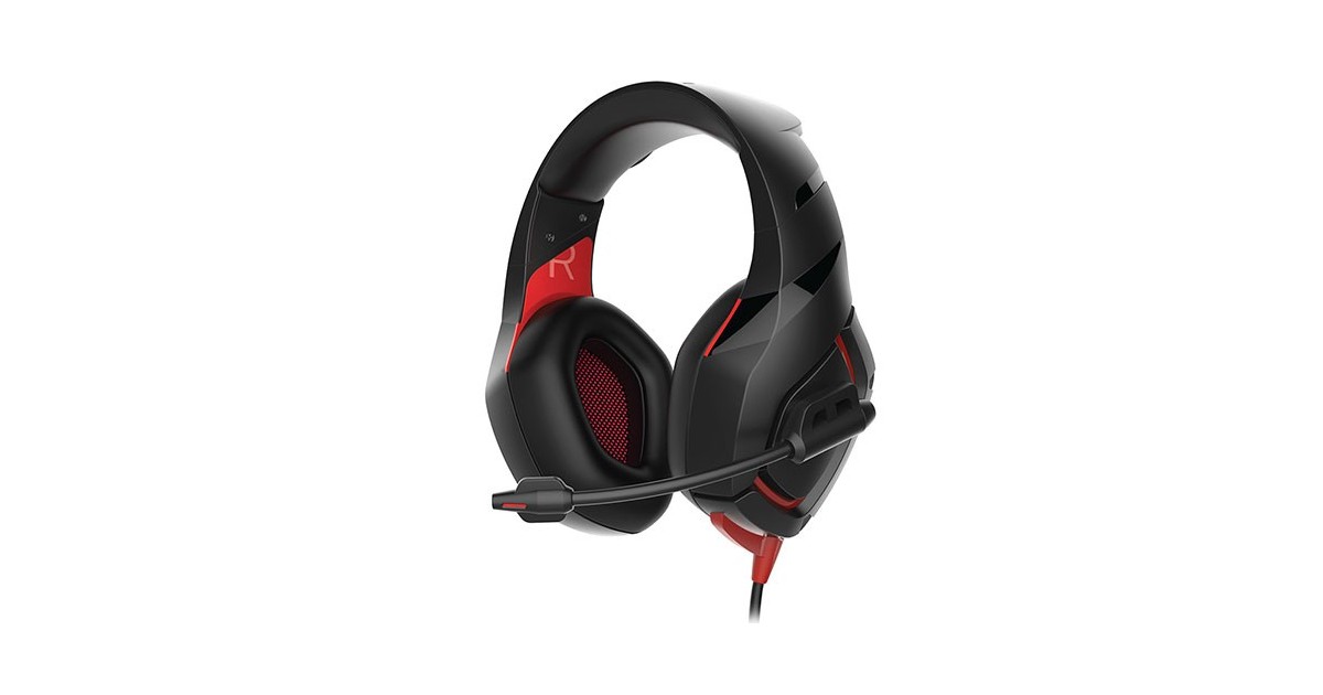 Rampage RM-K7 Magnific 7.1 gaming headset - zwart met rood