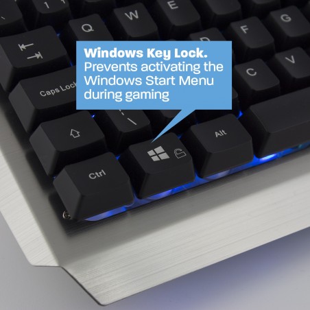 Ewent Play Gaming Keyboard illuminated US layout