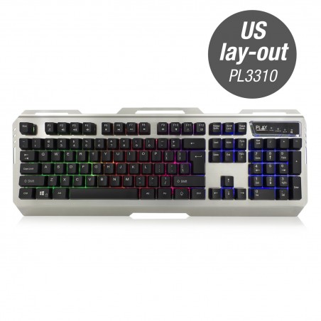 Ewent Play Gaming Keyboard illuminated US layout