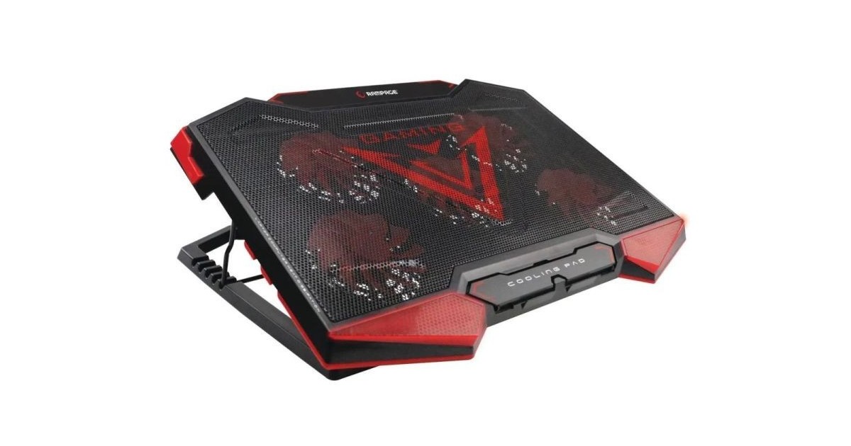 Rampage AD-RC5 Gaming laptop cooler 15 tot 17 inch