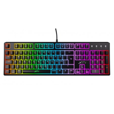 Xtrfy K4 - Mechanisch Gaming toetsenbord met RGB US Layout - Zwart