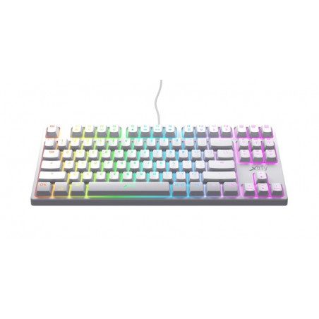 Xtrfy K4 TKL - Mechanisch Gaming toetsenbord met RGB US Layout - Wit