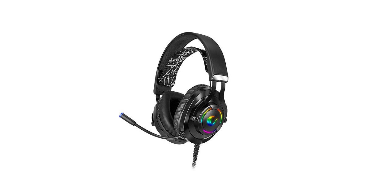 Rampage RM-K18 double 7.1 surround sound RGB gaming headset voor PC en PS4