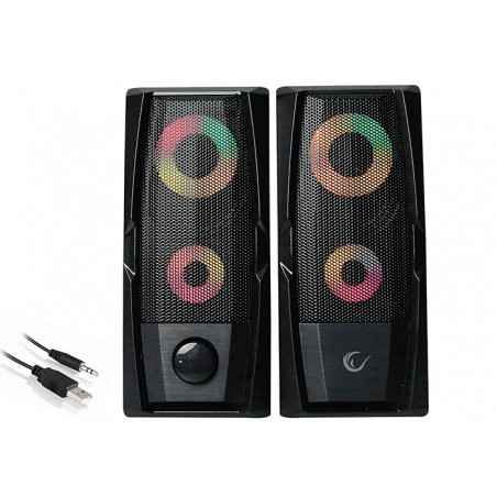 Rampage RMS-X9 RGB Gaming Stereo Speakerset