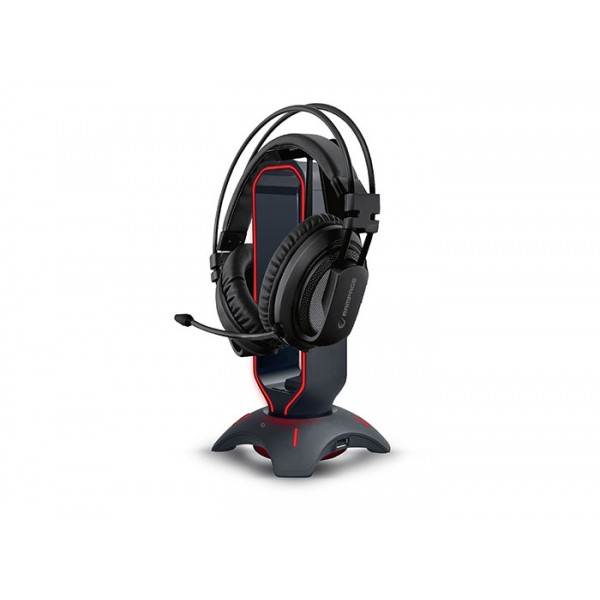 Rampage Guard - 3 in 1 RGB Headset Stand - Muis Bungee - USB Hub