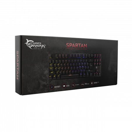 White Shark Spartan mechanische gaming keyboard GK-1925 - Metaal-US layout