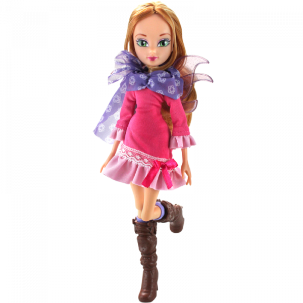 Winx GLAMOUR FRIENDS Flora speelpop - 26cm