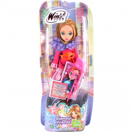 Winx GLAMOUR FRIENDS Flora speelpop - 26cm