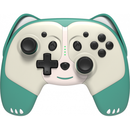 Freaks and Geeks Switch draadloze bluetooth Gamepad panda voor kids -  groen