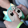 Freaks and Geeks Switch draadloze bluetooth Gamepad panda voor kids -  groen