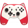 Freaks and Geeks Switch draadloze bluetooth Gamepad Doggy in kindermaat - rood