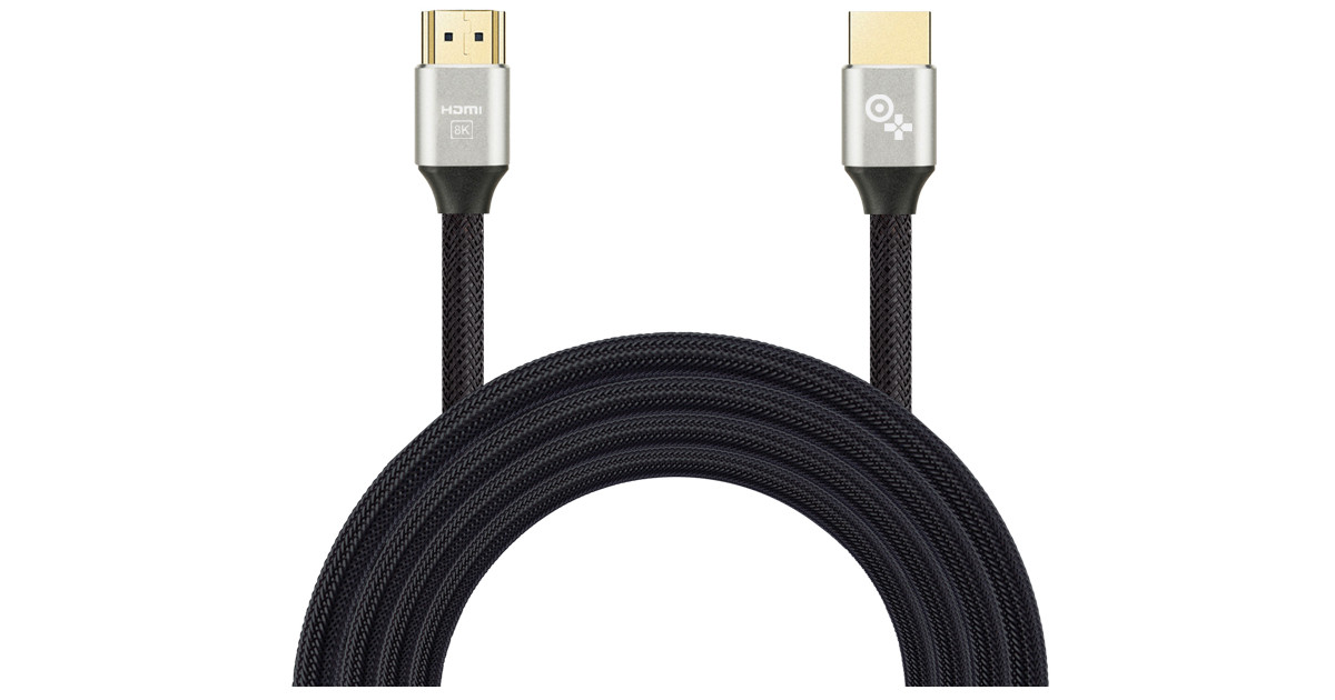 Under Control Playstation 5 gevlochten 2.1 hdmi kabel - 2 meter - Zwart