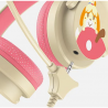 Animal Crossing Isabelle Pink and Cream Kids Interactieve koptelefoon