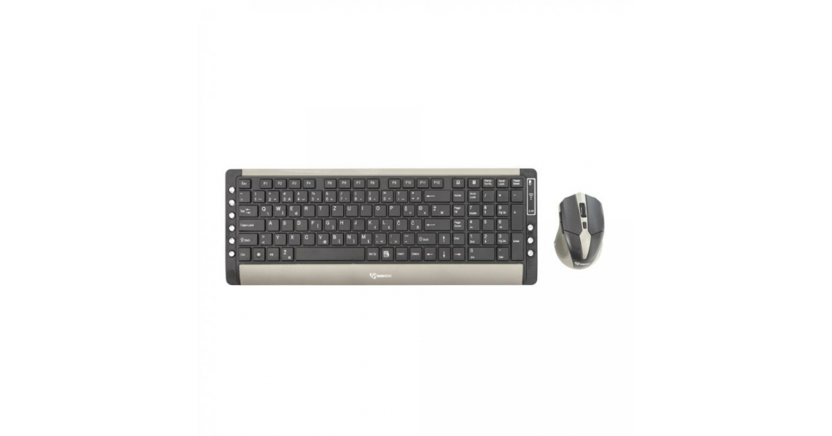 Sbox WKM-26 Draadloos Toetsenbord en Muis set - Qwerty