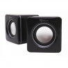 Sbox SP-02 USB speakers zwart/zilver