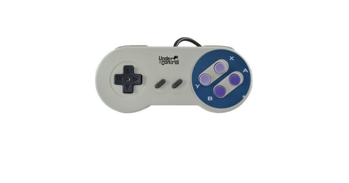 Under Control Super Nintendo Controller Bedraad 1,5M NTSC kleuren