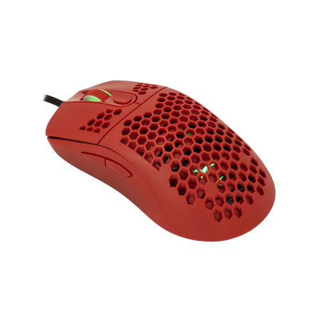 White Shark GAMING MOUSE GM-5007 GALAHAD - 6.400 dpi - Rood