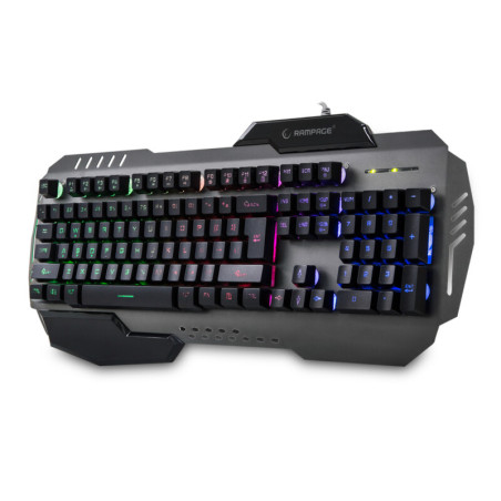 Rampage Gaming Toetsenbord KB-R79 - Rainbow Verlichting - Metalen behuizing - US Layout