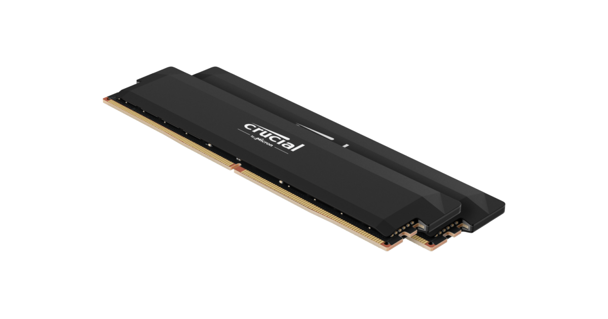 32GB DDR5/6000 CL36 (2x 16GB) Crucial Pro Overclocking