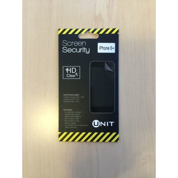 Unit Screen Protector voor iPhone 6 PLUS / 6S PLUS - Transparant Unit Screen Protector voor iPhone 6 PLUS / 6S PLUS - Transparant
